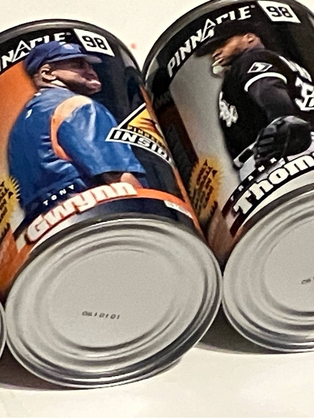 Set of Collectible Soup/Stew Cans with Sports Graphics baseball cards in cans - Picture 12 of 14